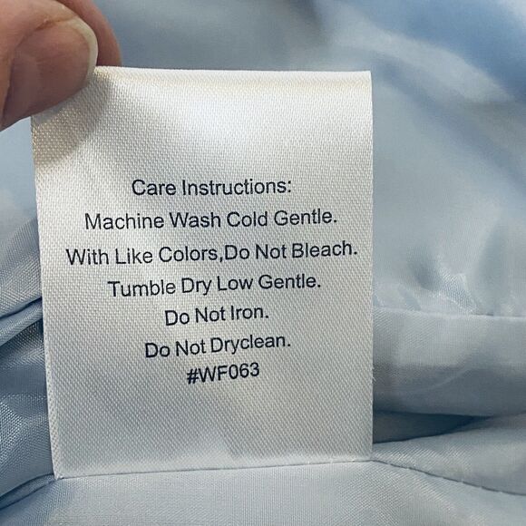 Jackson Hole Women's Baby Light Blue Quilted Puffer Ski Vest Size Large - Picture 7 of 8